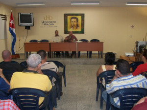 CUBA-ENCUENTROS DEL RECTOR CON DOCENTES DE LA UHO