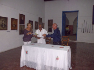 CUBA- FIRMA DE CONVENIO UHO-CULTURA