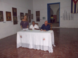 CUBA- FIRMA DE CONVENIO UHO-CULTURA