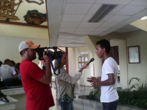 CUBA-ENTREVISTA A ESTUDIANTES DIRIGENTES EN HOLGUÍN