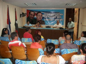 CUBA-RECORRIDO CONSEJO DE DIRECCIÓN UHO POR FILIAL UNIVERSITARIA