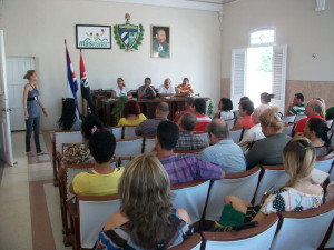 CUBA-RECORRIDO CONSEJO DE DIRECCIÓN UHO POR CENTRO UNIVERSITARIO