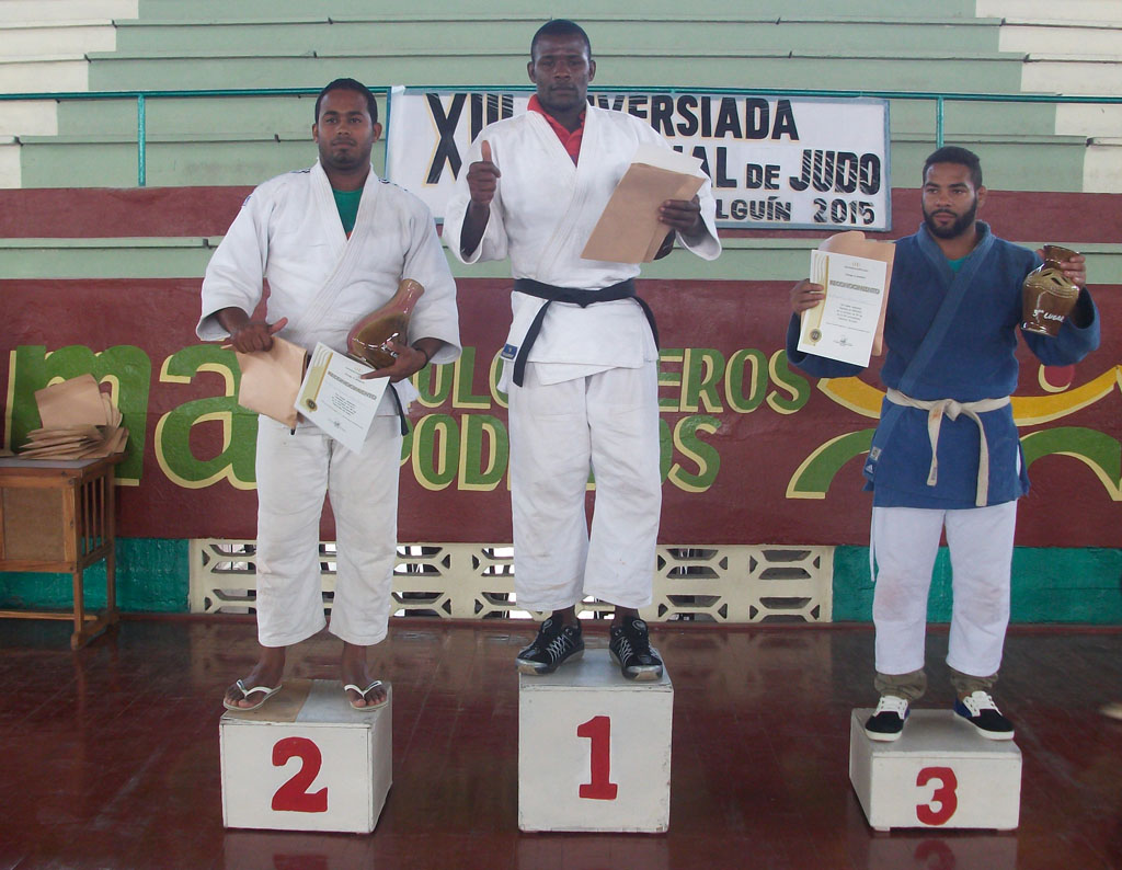 Jornada final de competiciones de la XIII Universiada de Judo. Ateneo Deportivo "Fernando de Dios Buñuel", 21 de noviembre de 2015. UHO FOTO/Luis Ernesto Ruiz Martínez.