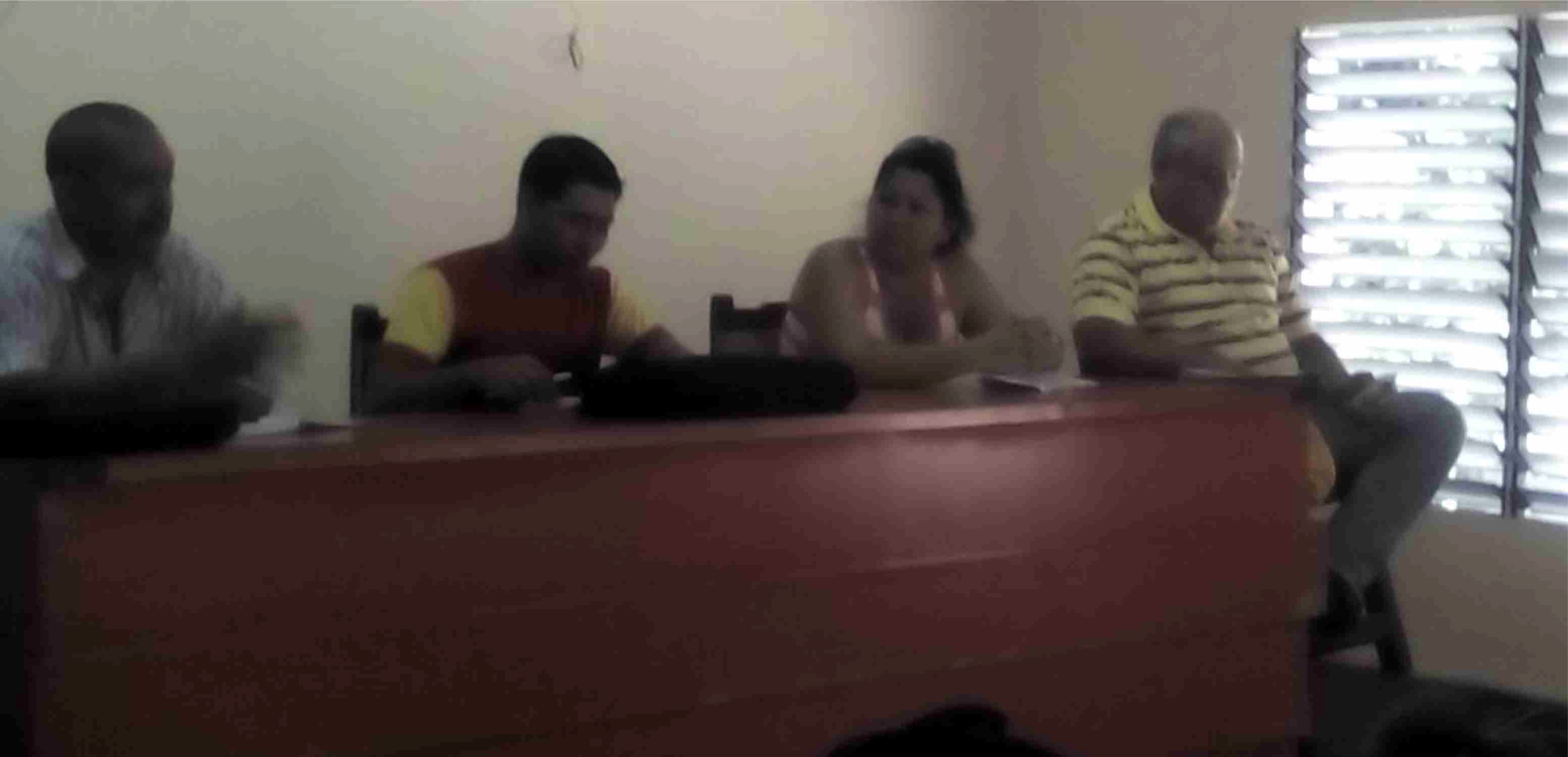 Encuentro entre directivos y parte del claustro de la Facultad de Ciencias Agropecuarias (FACCA) de la Universidad de Holguín con representantes del Partido, el Gobierno y la Delegación Municipal de la Agricultura de ese territorio. Desarrollado en el municipio de Calixto García, en enero de 2016-UHO/Foto: Milagros Rodríguez Alemán