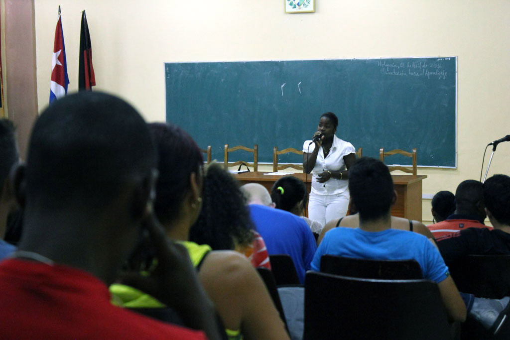 Activo de alumnos ayudantes de la Universidad de Holguín. Desarrollado en la Sede José de la Luz y Caballero el 21 de abril de 2016. UHO FOTO/Juan Pablo Aguilera Torralbas.