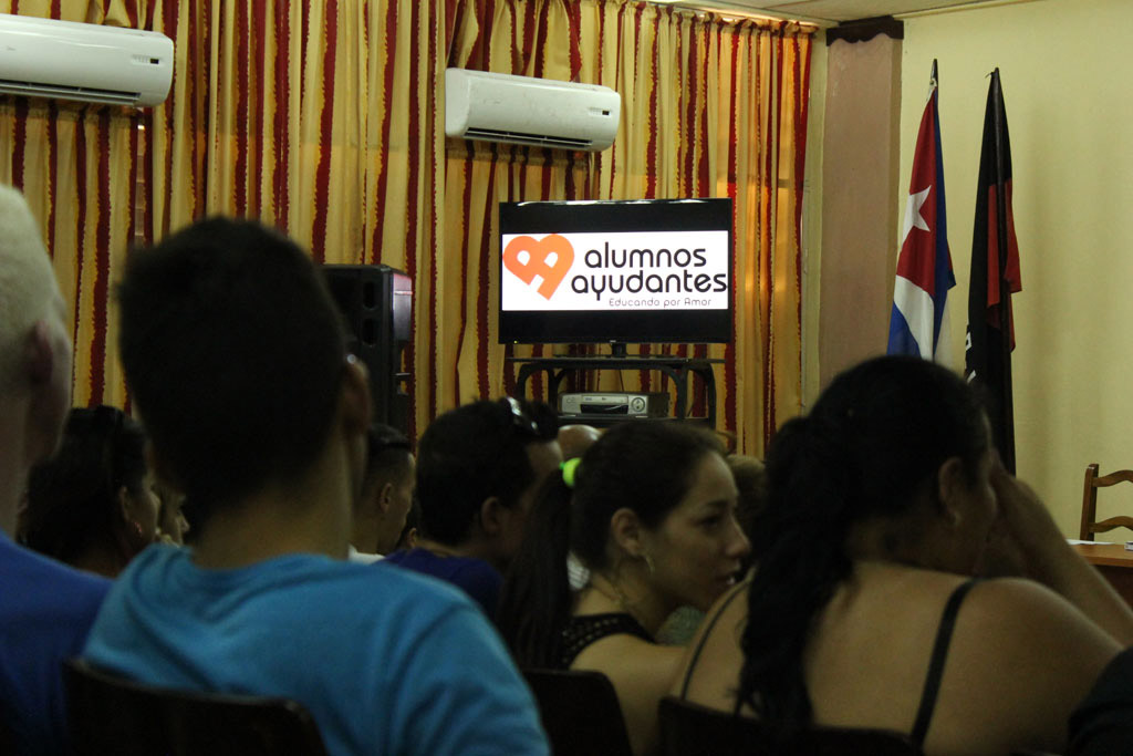 Activo de alumnos ayudantes de la Universidad de Holguín. Desarrollado en la Sede José de la Luz y Caballero el 21 de abril de 2016. UHO FOTO/Juan Pablo Aguilera Torralbas.