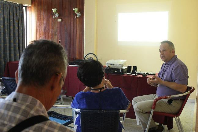 El intercambio académico entre investigadores cubanos y extranjeros ha sido muy provechoso. Foto: Dirección de Comunicación Institucional.