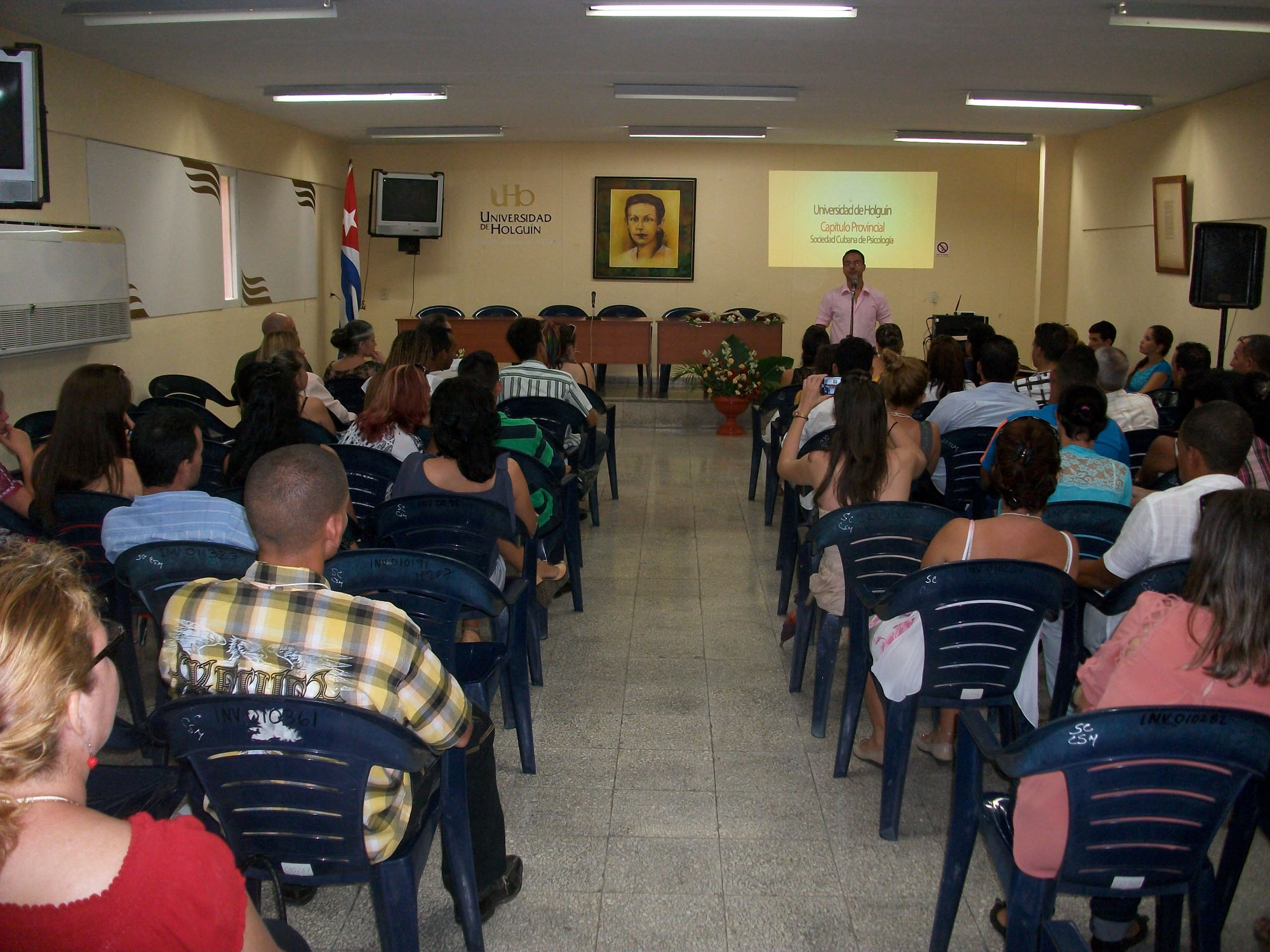 Carlos Manuel Osorio, Jefe del Departamento de Psicología de la Universidad de Holguín invitó a participar en 2018 en una nueva edición del evento. Foto/ Luis Ernesto Ruiz Martínez