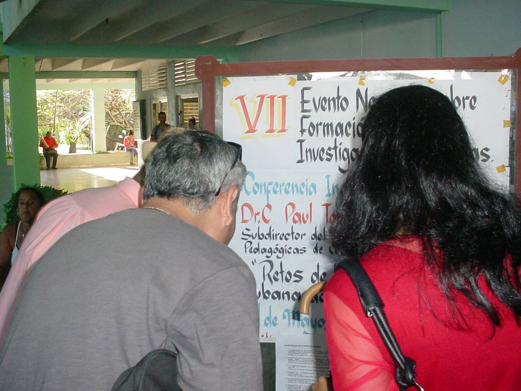 VII Evento Nacional de Formación Laboral e Investigaciones Educativas. Desarrollado en la Sede José de la Luz y Caballero de la Universidad de Holguín los días 11 y 12 de mayo de 2016. UHO-FOTO/Francisco Rojas González.