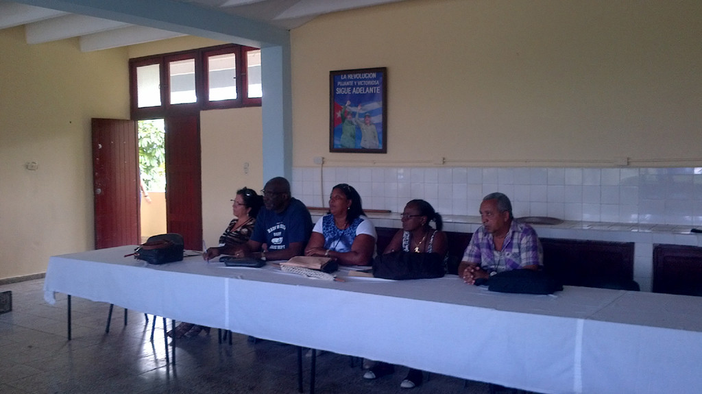 Parte de la comisión número seis del VII Taller Internacional "Músculo del cuerpo, músculo del alma", mientras escuchaba los criterios del Dr.C Jorge Luis Mateo. Desarrollado en la sede Manuel Fajardo, el 25 de mayo de 2016. Foto: Yudith Rojas Tamayo
