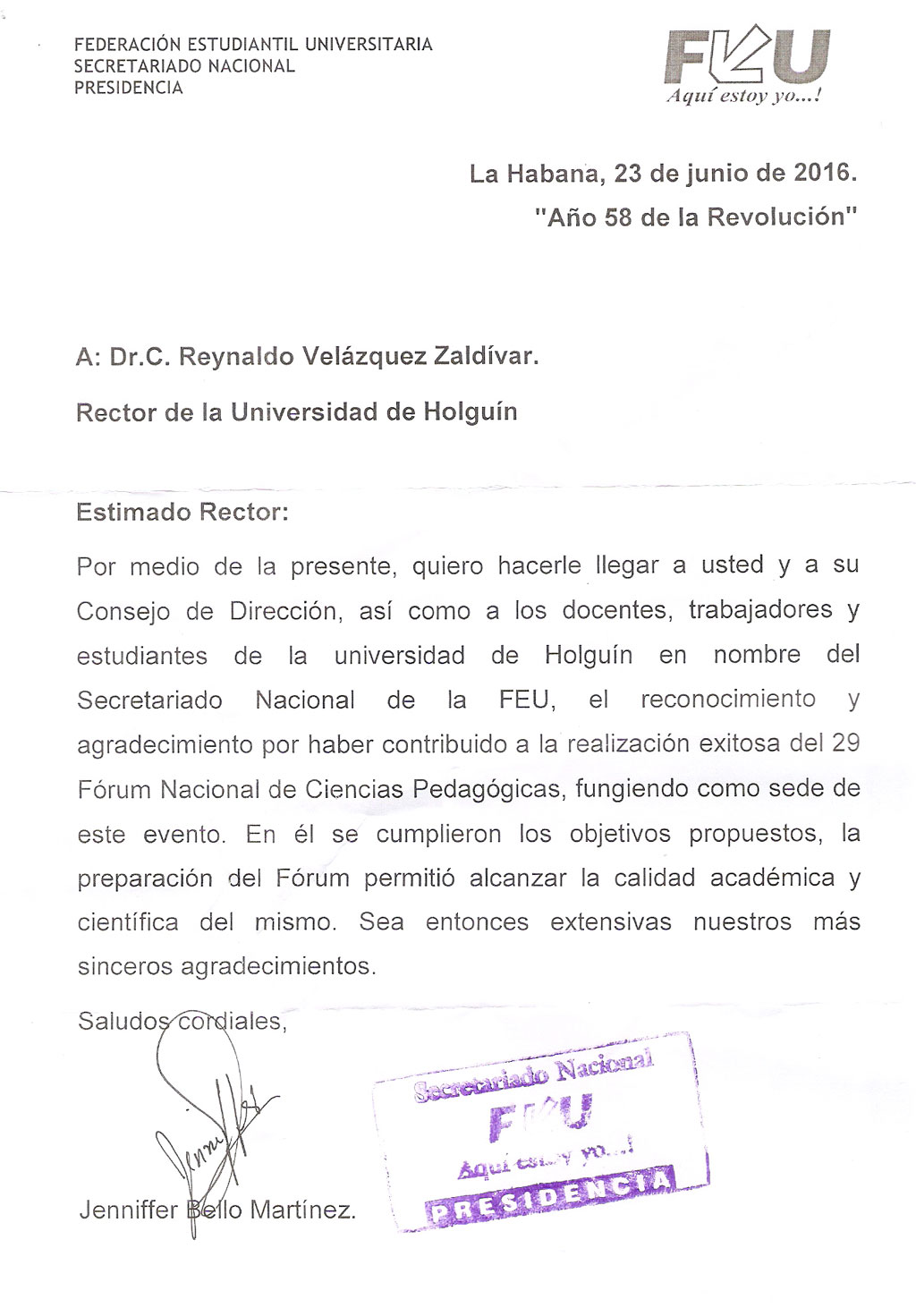 carta-feu-rector-uho