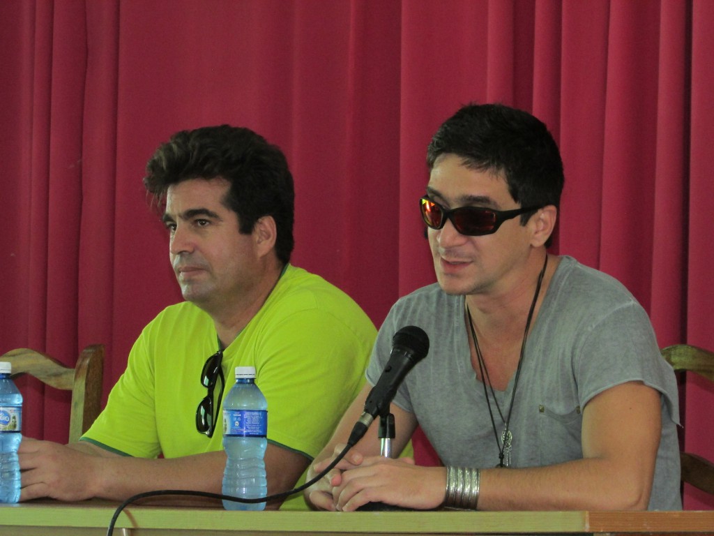 David Blanco en la Universidad de Holguín. UHo Foto/ Francisco Rojas González