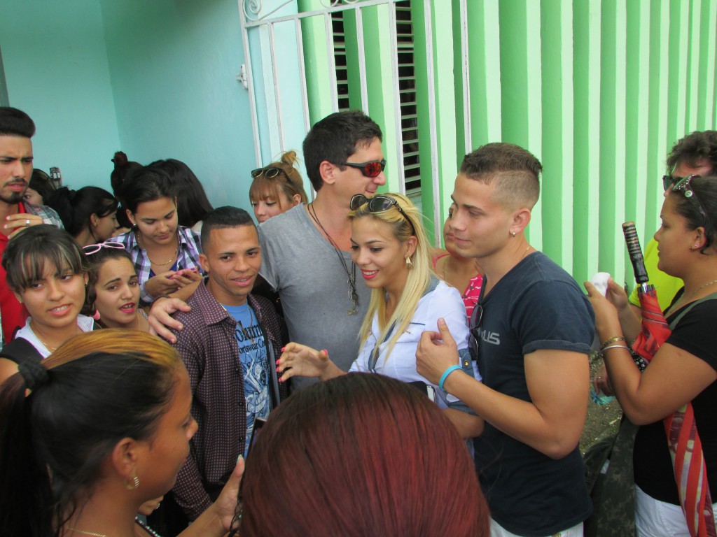 David Blanco en la Universidad de Holguín. UHo Foto/ Francisco Rojas González