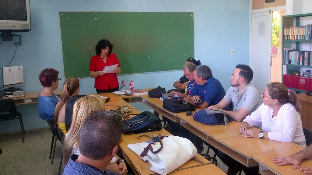 La Cátedra de Estudios Canadienses rindió homenaje al Líder Histórico de la Revolución Cubana. Desarrollado en la Sede "Celia Sánchez Manduley" el 29 de noviembre de 2016. UHO FOTO/Yudith Rojas Tamayo