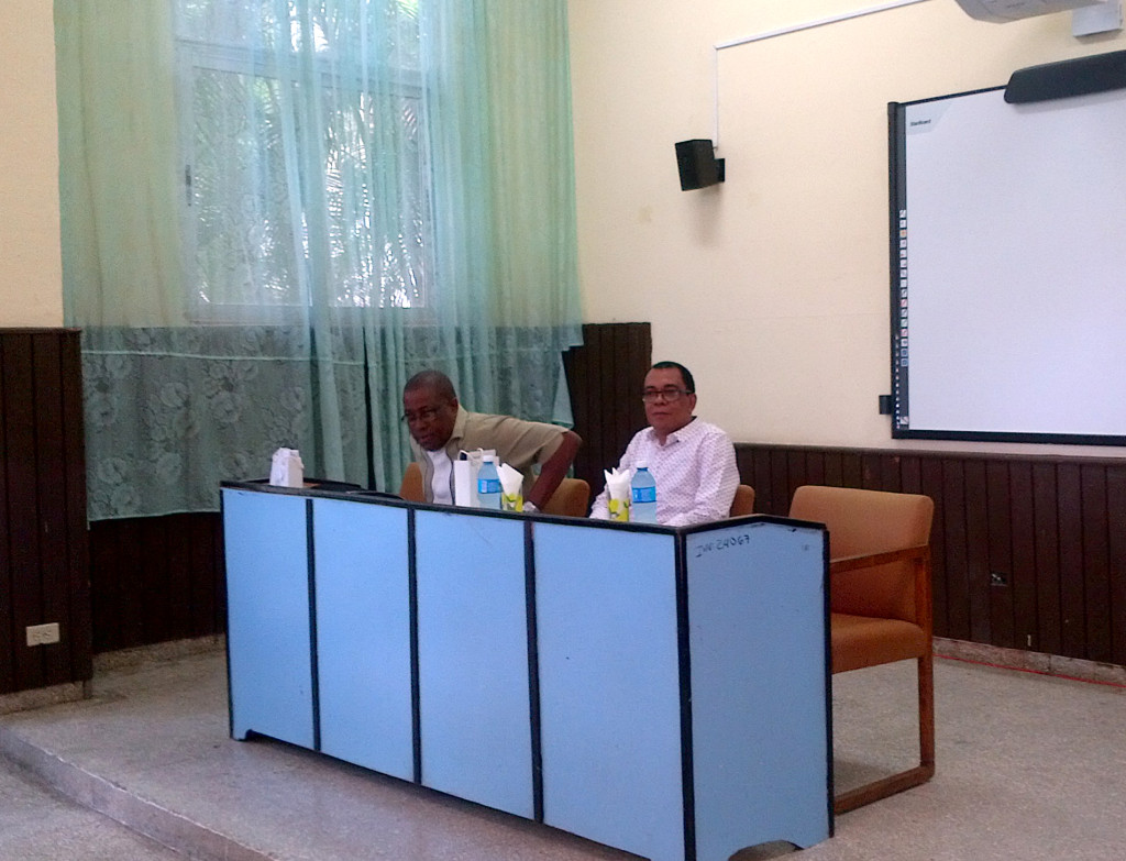 Funcionarios de la Embajada de Angola en Cuba visitaron la Universidad de Holguín. Desarrollado en la sede Oscar Lucero Moya, el 15 de noviembre de 2016-UHO/Foto: Yudith Rojas Tamayo