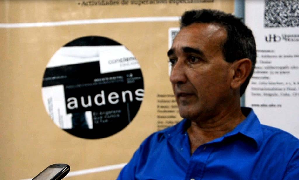 M.Sc. Máximo Tamayo Tamayo, Coordinador del IV Taller Provincial del Proyecto Guerras de Liberación Nacional y Frentes Guerrilleros efectuado en la Universidad de Holguín el 30 de noviembre de 2016.. UHO FOTO/Luis Ernesto Ruiz Martínez