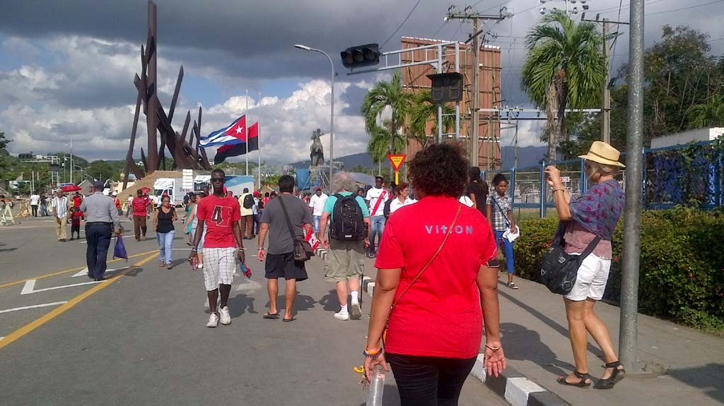 Todos a la Plaza, para homenajear al Líder Histórico de la Revolución Cubana, Fidel Castro. Desarrollado en Santiago de Cuba, el 03 de diciembre de 2016. UHO FOTO/Yudith Rojas Tamayo