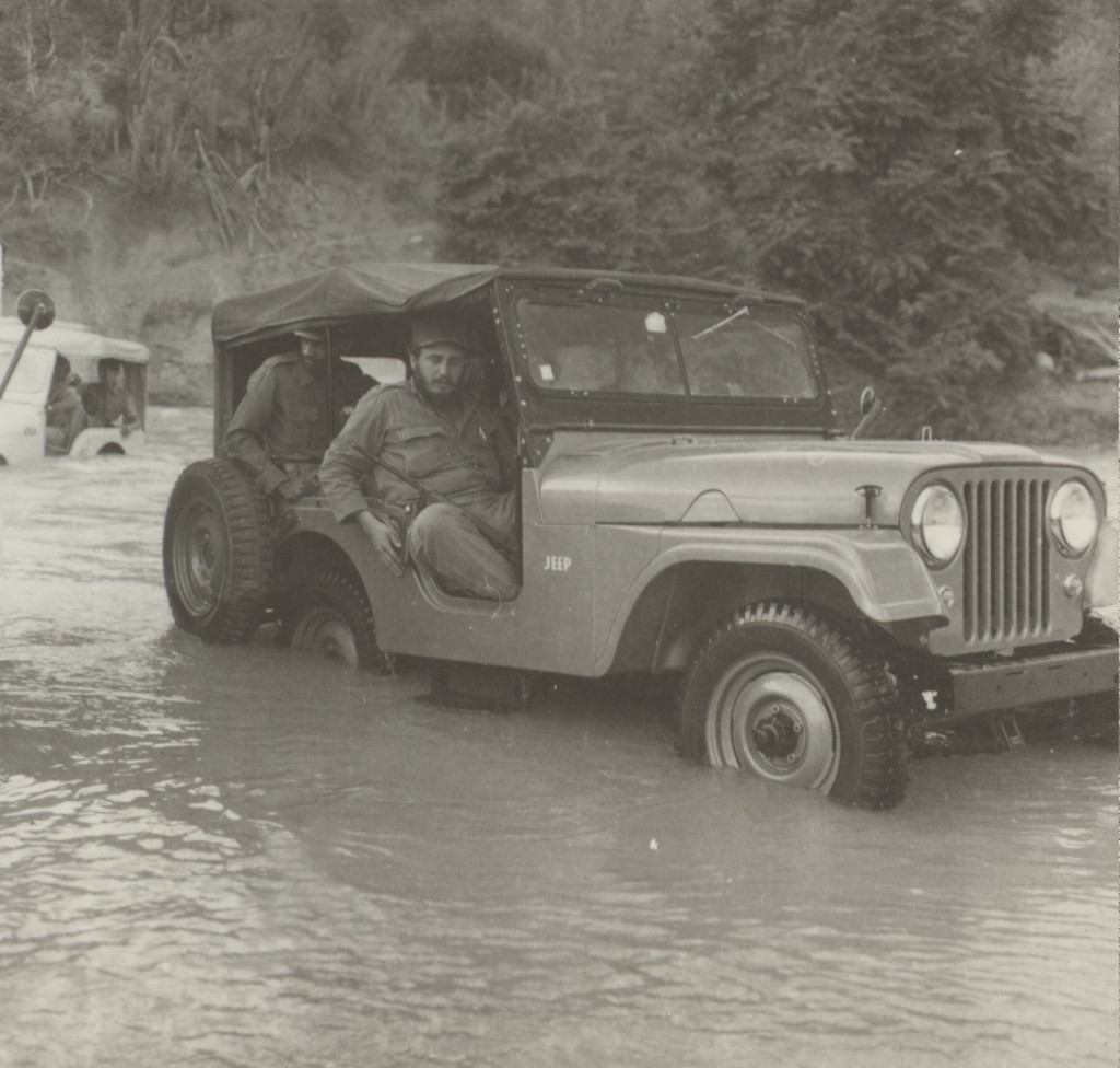 Recorrido por Oriente para supervisar la implementación de la Primera Ley de Reforma Agraria. 1959.