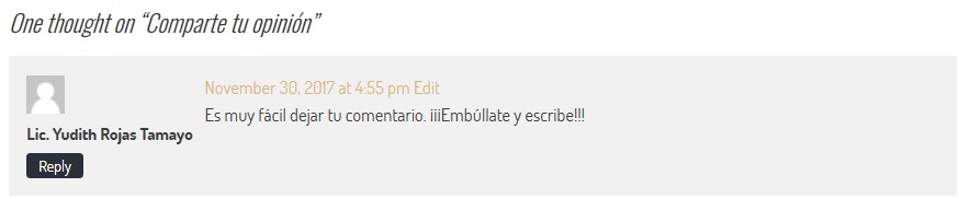 prueba comentario Yudith