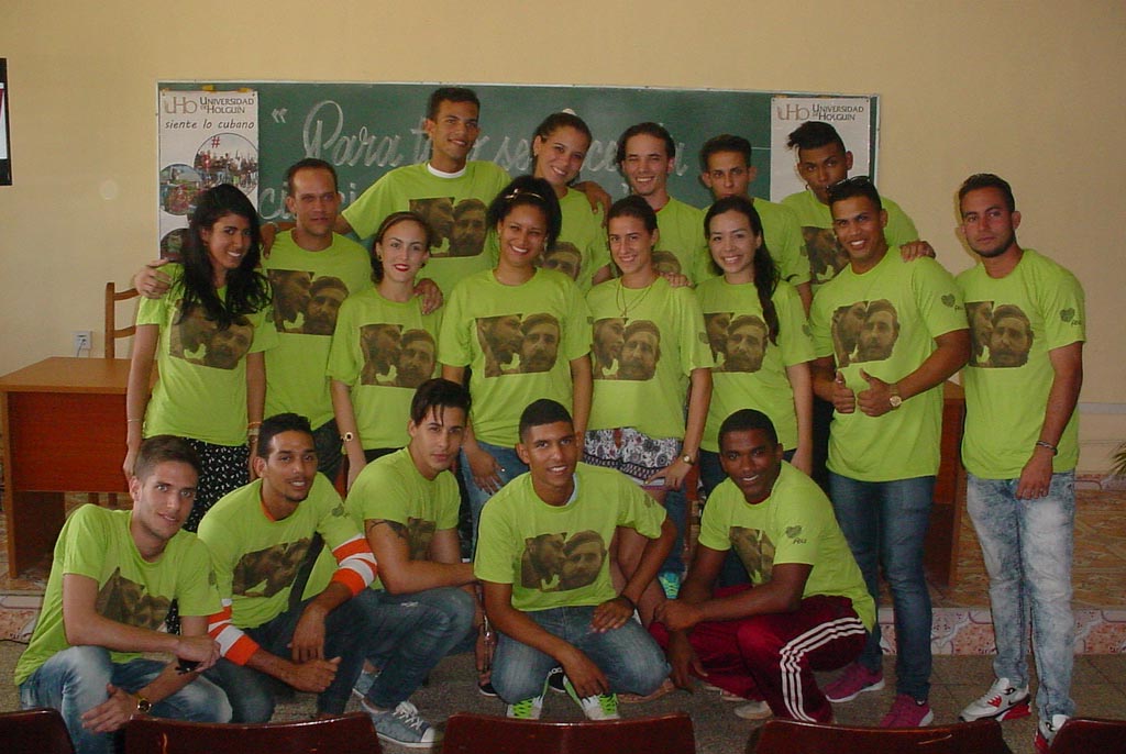 Constitución del Consejo de la FEU de la Universidad de Holguín. Efectuada en la sede José de la Luz y Caballero, el 2 de noviembre de 2017. UHO FOTO/Francisco Rojas González.