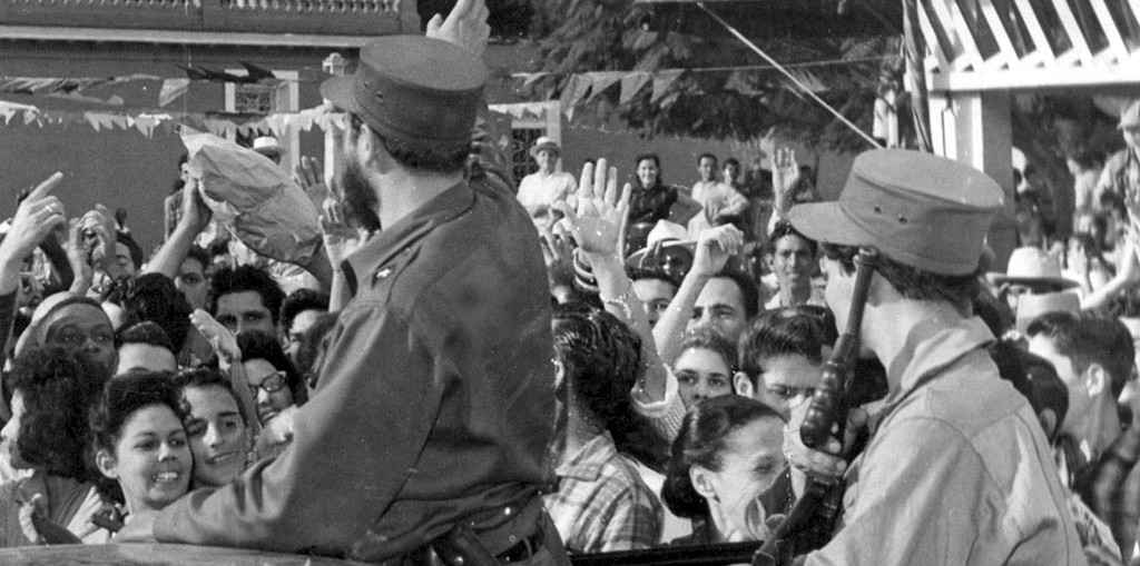Recorrido de Fidel por Pinar del Rìo, enero 1959. Foto: Archivo del periódico Guerrillero.