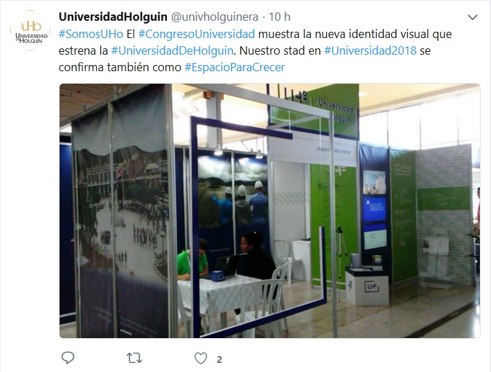 Preparación del stand twitter