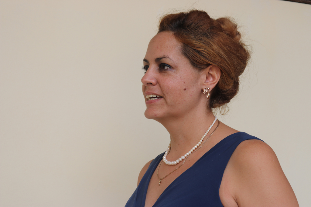 Yiliam Pérez Almaguer, profesora auxiliar de la carrera de Lic. en Turismo. Sede OscarLucero Moya, 12 de junio de 2018. UHO FOTO/Yudith Rojas Tamayo