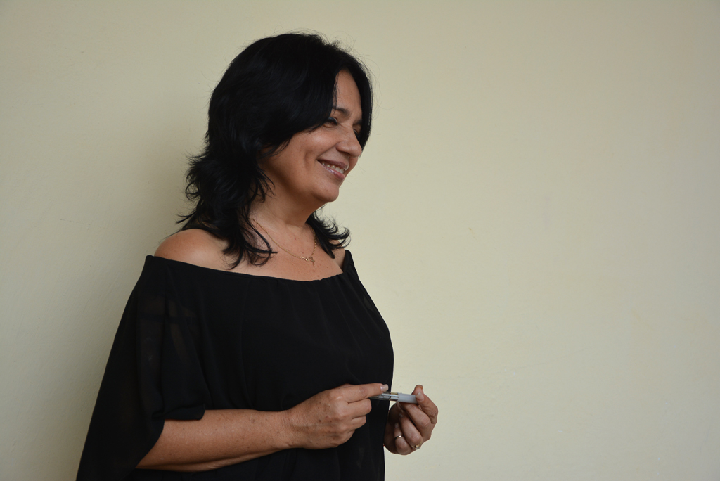 Dra. C. Milagros Pérez Pravia, Decana de la Facultad de Ciencias Empresariales y Administración. Sede OscarLucero Moya, 12 de junio de 2018. UHO FOTO/Yudith Rojas Tamayo