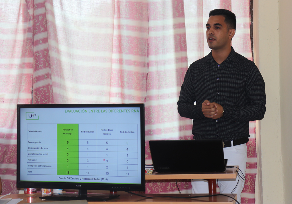 Ramón Mir Batista, estudiante de la carrera de Lic. en Turismo. Sede Oscar Lucero Moya, 12 de junio de 2018. UHO FOTO/Yudith Rojas Tamayo