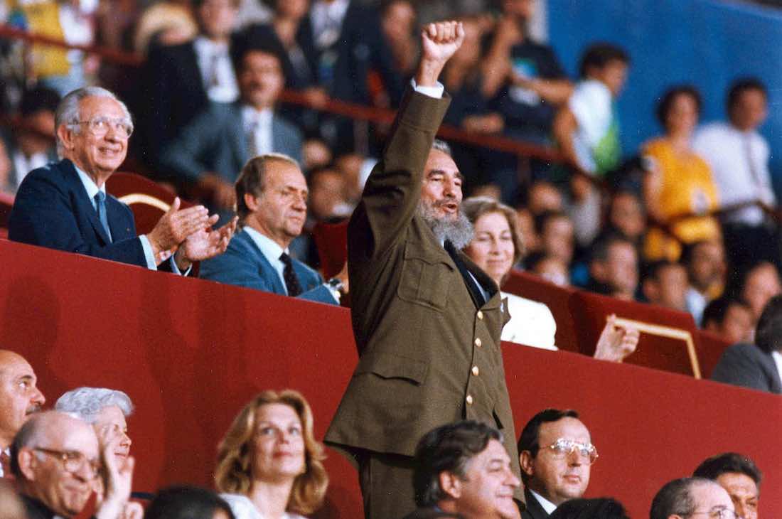Ceremonia inaugural de los XXV Juegos Olímpicos de Barcelona. Estadio de Montjuic, Barcelona, España, 25 de julio de 1992