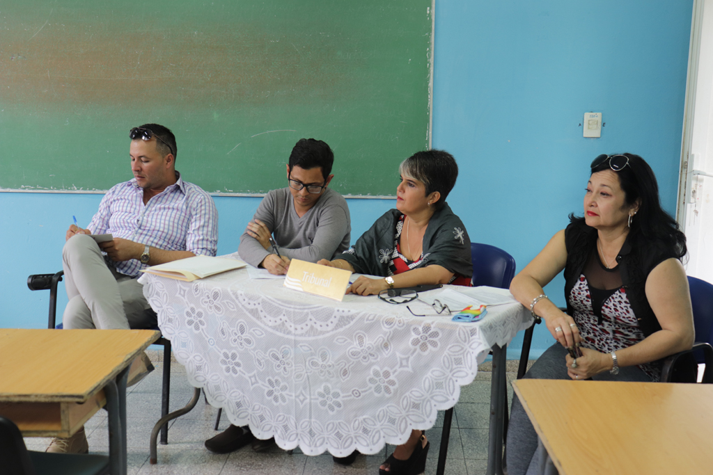 Intercambio en las comisiones de trabajo del XI Taller Nacional de Historia. Desarrollado en la sede Celia Sánchez Manduley, el 21 de marzo de 2018-UHO/Foto: Yudith Rojas Tamayo