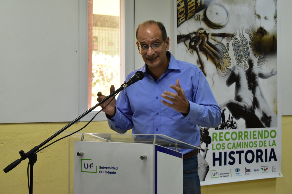 Sesiona el XII Taller Nacional Recorriendo los Caminos de la Historia, con diversas actividades académicas. Desarrollado en la sede Celia Sánchez Manduley, el 20 de marzo de 2019-UHO/Foto: Yudith Rojas Tamayo