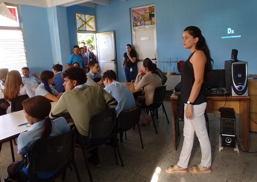 V edición de la Olimpiada de Matemática Número Pi, desarrollada en la sede Oscar Lucero de la Universidad de Holguín