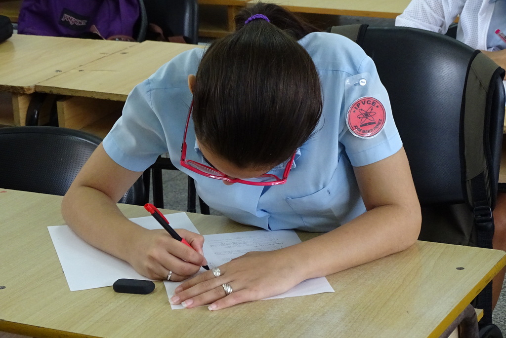 V edición de la Olimpiada de Matemática Número Pi, desarrollada en la sede Oscar Lucero de la Universidad de Holguín