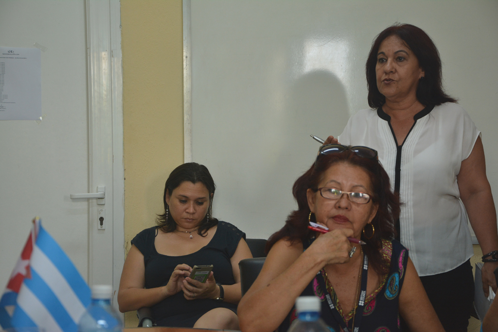 Jornadas de intercambio del English Language Teaching Road Show, proyecto para la capacitación de profesores de idioma inglés en la UHo. Desarrollado en la sede Celia Sánchez Manduley, el 20 de mayo de 2019-UHO/Foto: Yudith Rojas Tamayo