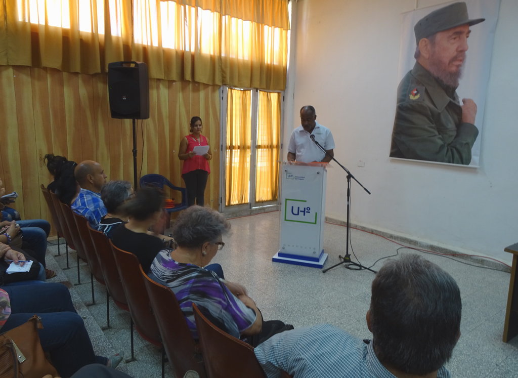Apertura del Centro Comunitario de Educación Ambiental en Holguín "Alexis Rojas Aguilera". Desarrollado en la sede Oscar Lucero Moya, en noviembre de 2019-UHO/Foto: Yudith Rojas Tamayo