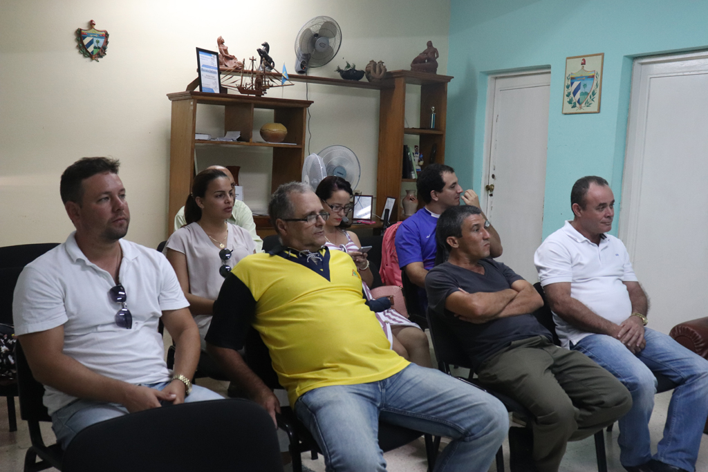 Balance de Ciencia y Técnica del Centro de Estudios de Diseño y Fabricación Asistidos por Computadoras con excelentes resultados. Desarrollado en la UNAIC, el 28 de noviembre de 2019-UHO/Foto: Yudith Rojas Tamayo