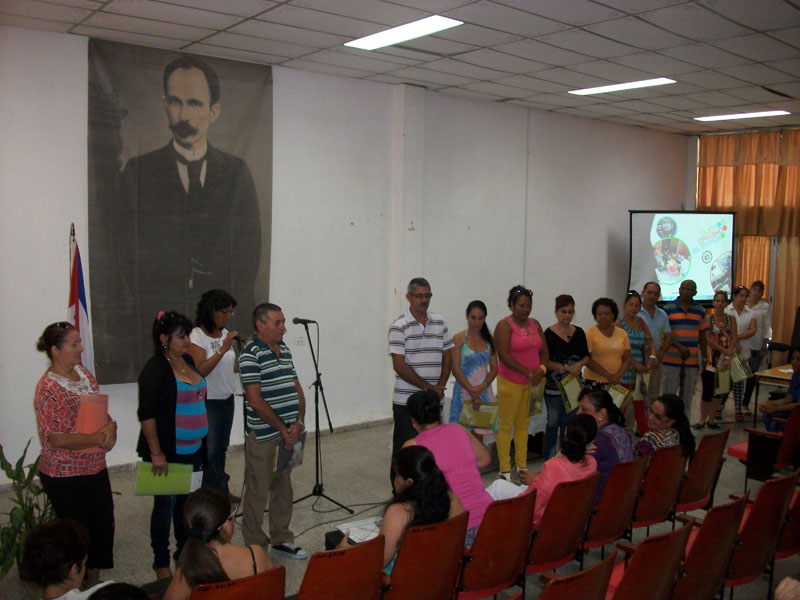 Asamblea de constitución del Buró Especial del Sindicato en la Universidad de Holguín, donde fue elegido Orlando José Álvarez Olazabal como Secretario General. Asamblea efectuada el 30 de octubre de 2015 en la Sede Oscar Lucero Moya. UHO FOTO/Luis Ernesto Ruiz Martínez.