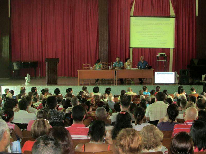 Celebrado primer claustro de la Universidad de Holguín. Desarrollado en la Sede "José de la Luz y Caballero" el 01 de julio de 2015. UHO FOTO/Francisco Rojas González