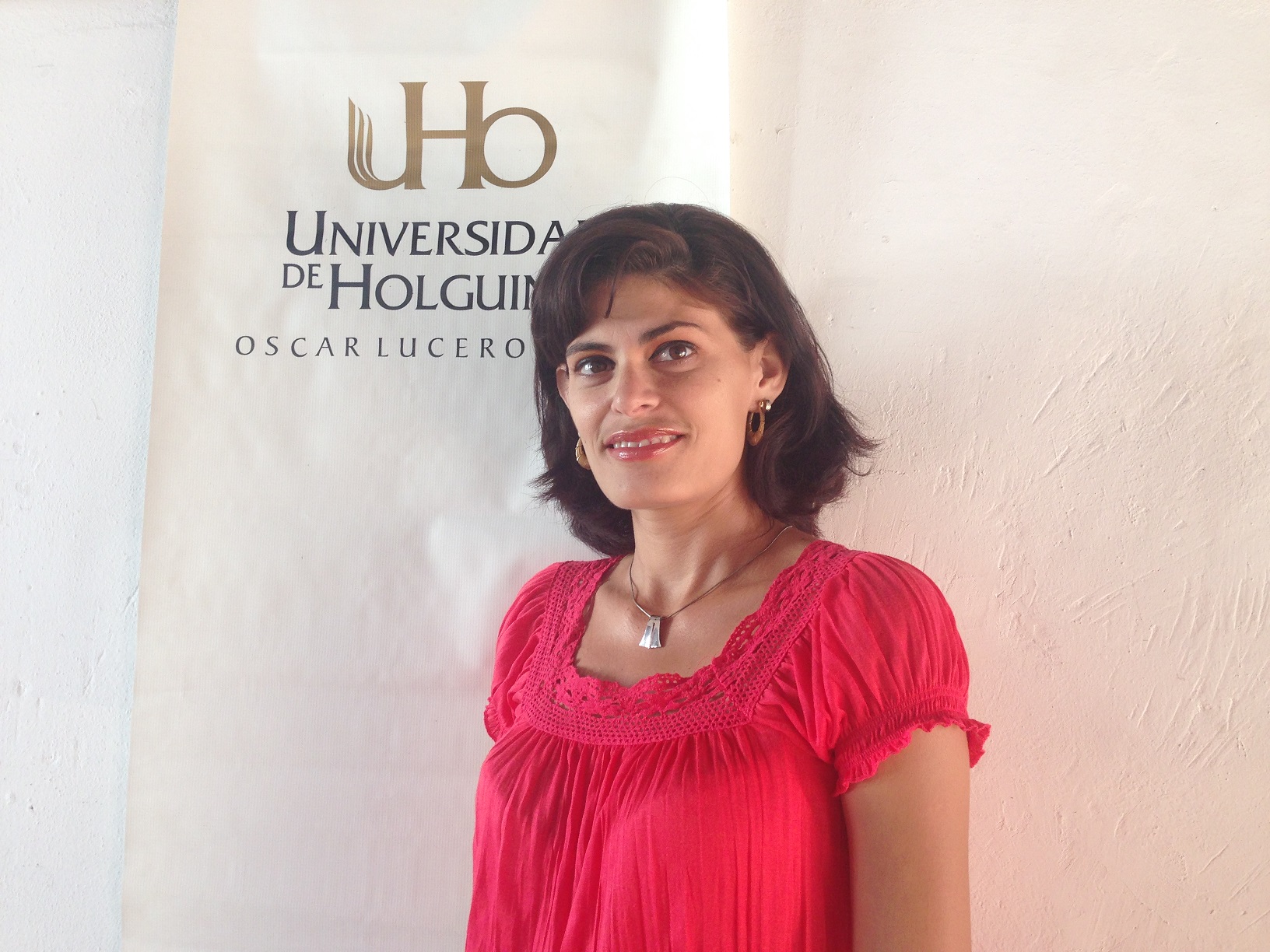 Lic.Daliana Rodríguez Campos, directora del sello Conciencia Ediciones de la Universidad de Holguín. Foto: Yasmín Gómez.
