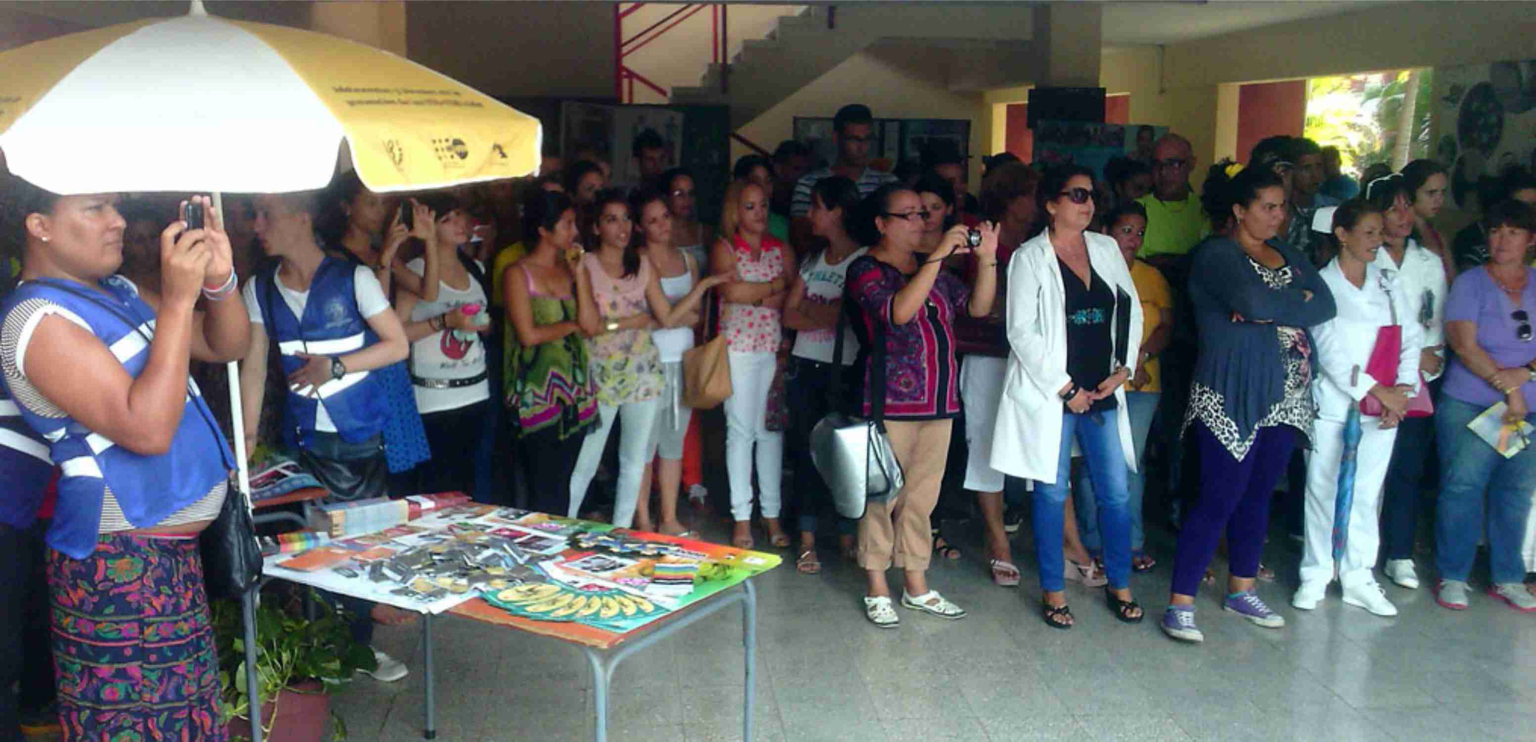 Celebrado en la Universidad de Holguín Acto provincial por el 1ro de diciembre Día Mundial de respuesta al VIH/SIDA. Desarrollado en sede Celia Sánchez Manduley el 01 de diciembre de 2015. UHO FOTO/Mariuska Quiñones Aguilar