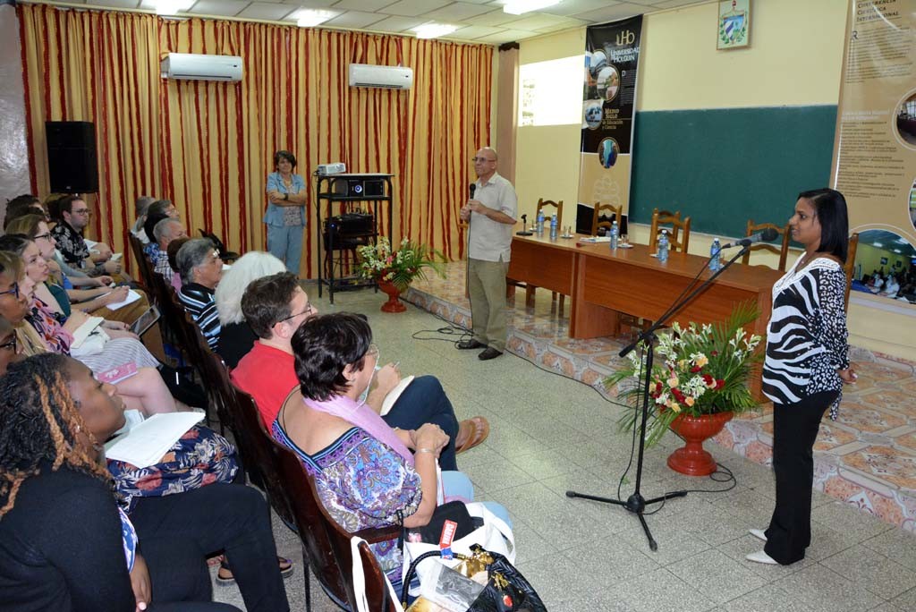 Seminario científico “Encuentro entre educadores cubanos y norteamericanos”. UHO FOTO/Luis Ernesto Ruiz Martínez-DIRCOM.