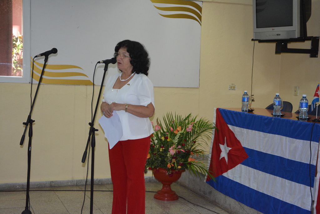 Celebración del 12 cumpleaños de la Cátedra de Estudios Canadienses, dirigido por la Dra. C. Vilma Páez. Desarrollado en la Sede "Celia Sánchez Manduley" el 29 de noviembre de 2017. UHO FOTO/Yudith Rojas Tamayo