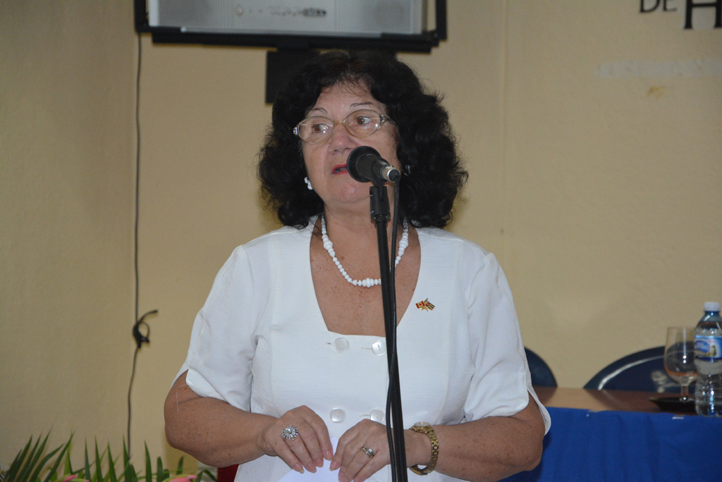 Celebración del 12 cumpleaños de la Cátedra de Estudios Canadienses, dirigido por la Dra. C. Vilma Páez. Desarrollado en la Sede "Celia Sánchez Manduley" el 29 de noviembre de 2017. UHO FOTO/Yudith Rojas Tamayo