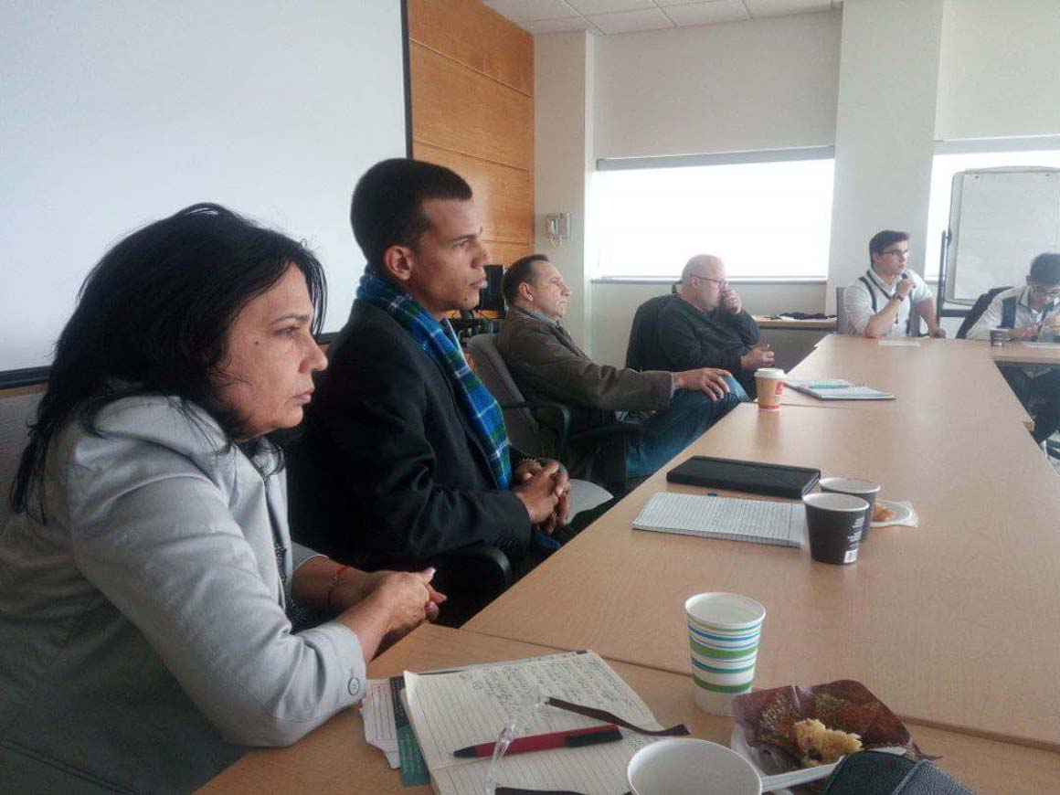 Representantes de la Universidad de Holguín en el Bussiness in Cuba Mini Summit 2018. Foto cortesía de Glassler Ramos Giral.