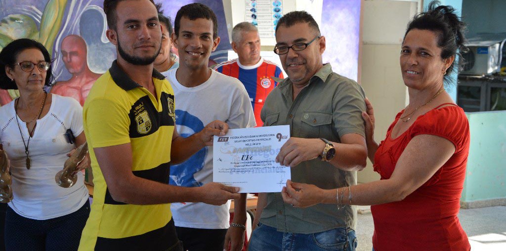 La Universidad de Holguín obtuvo el Primer Lugar en los Juegos Deportivos Universitarios 2018. Acto efectuado el 12 de abril de 2018 en la Sede Manuel Fajardo. UHO FOTO/Luis Ernesto Ruiz Martínez.