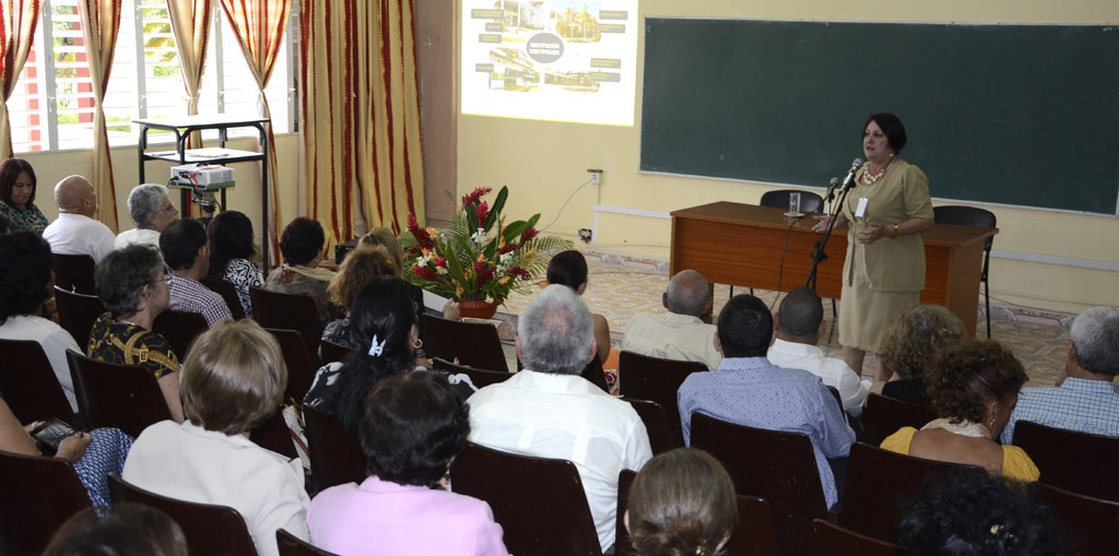 Proceso de evaluación externa al Doctorado en Pedagogía, desarrollado en la sede José de la Luz y Caballero, del 18 al 22 de noviembre de 2019. UHo FOTO/Luis Ernesto Ruiz Martínez.