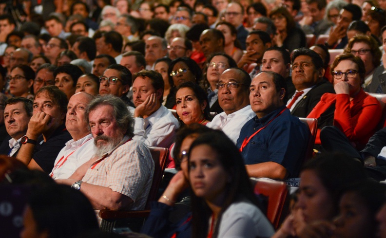 Asistentes a la inauguración del XII Congreso Internacional de Educación Superior Universidad 2020, en el Teatro Karl Marx, en La Habana, el 10 de febrero de 2020. ACN FOTO/Marcelino VÁZQUEZ HERNÁNDEZ/ogm