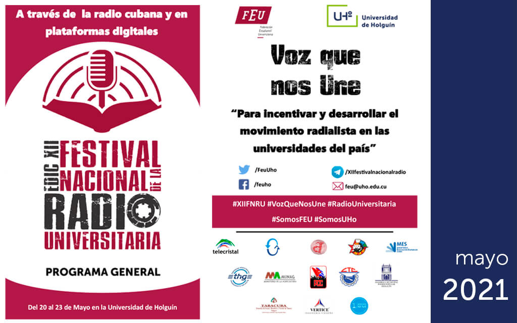 El XII Festival Nacional de la Radio Universitaria, será del 20 al 23 de mayo, dedicado a la memoria del Premio Nacional de la Radio y Premio Nacional de Humor, Alberto Luberta Noy.