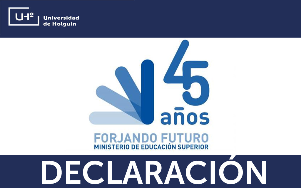 Declaración del Ministerio de Educación Superior